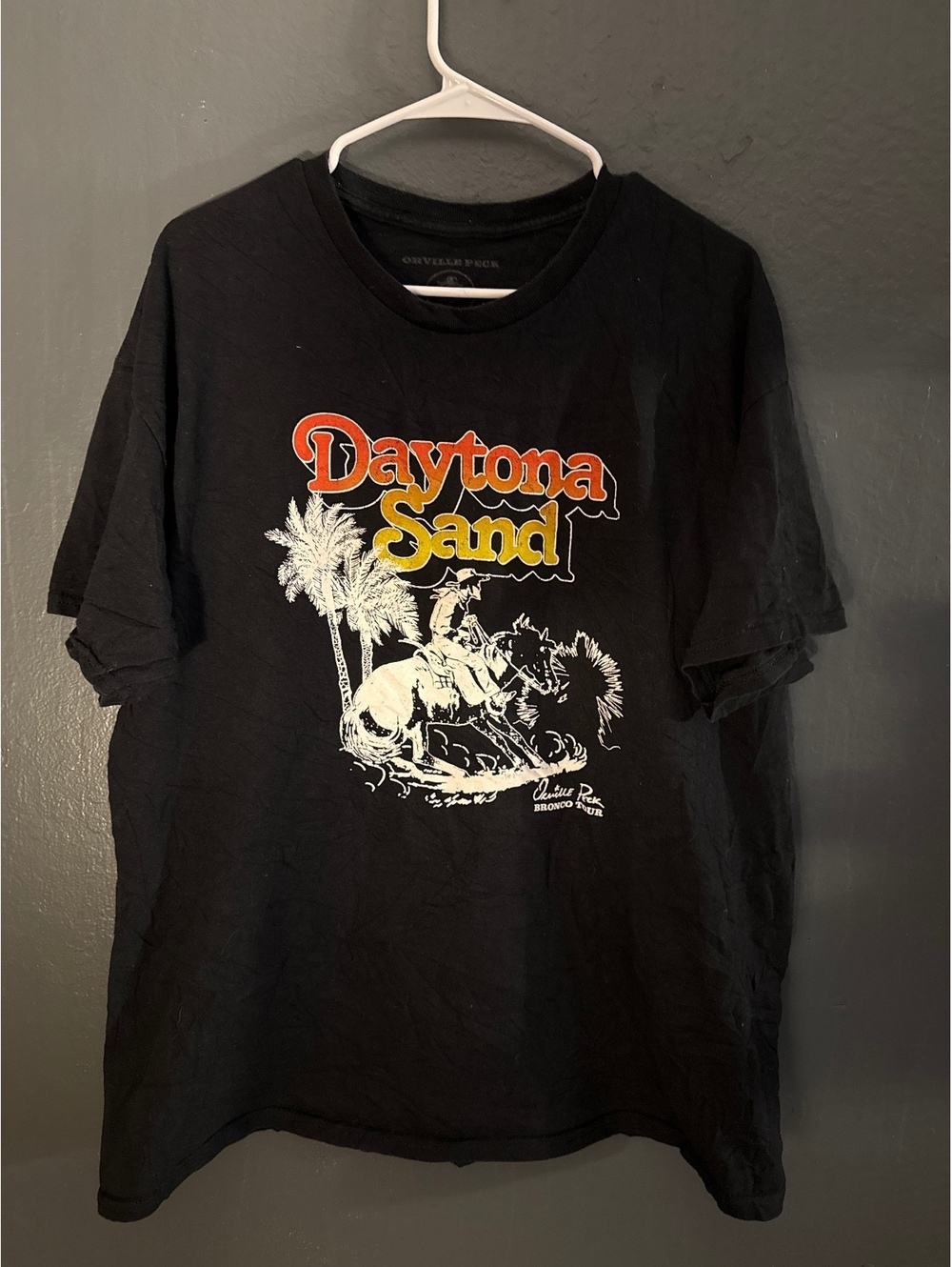 Orville Peck Daytona Sand Black Graphic T-Shirt XL